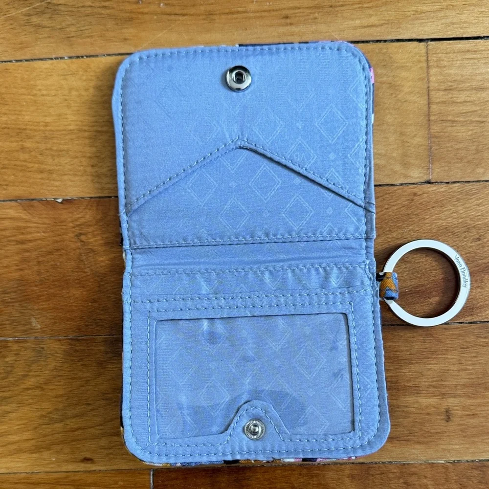 Vera Bradley Floral Wallet with Keyring - Picture 3 of 4